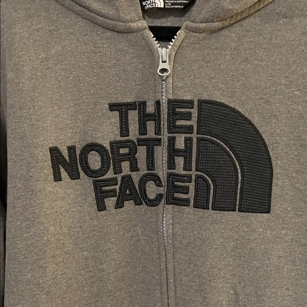 The North Face Dark Grey Full-Zip Hoodie - Picture 2 of 7